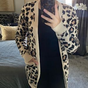 SOLD•Leopard Cardigan